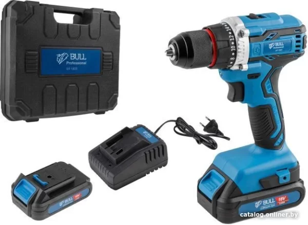 Дрель-шуруповерт BULL SR 1803 в чем.