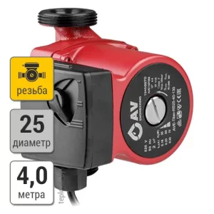 Насос циркуляционный AV  AVE-TITAN-RS25-40-130