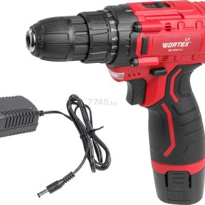 Дрель-шуруповерт WORTEX BD 1213-1 Li в кор.