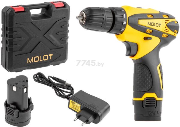 Дрель-шуруповерт Molot MBD 1215DLi