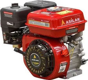 Двигатель бензиновый ASILAK SL-170F-D19 7.0 л.с.  (цилиндрический вал диам. 19 мм.)