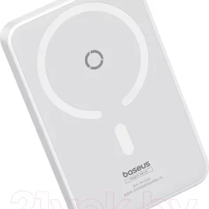 Портативное зарядное устройство Baseus MagPro Magnetic Bracket 5000mAh / 663200554C (белый)
