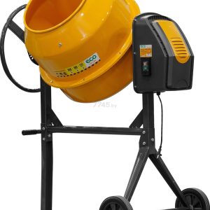 Бетоносмеситель ECO CM-180 (850 Вт, 180 л (барабан), 130 л (смесь), 26 об/мин)(уценка)