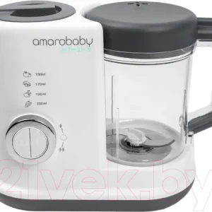 Блендер-пароварка Amarobaby AB-FLED-WRPR-BSE