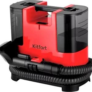 Пылесос моющий Kitfort KT-5162-1 (черно-малиновый)