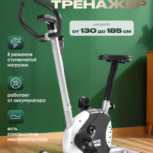 Велотренажер Sundays Fitness ES-8001 (черный)