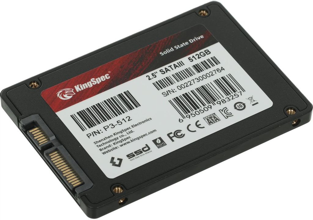 SSD диск KingSpec P3 512GB