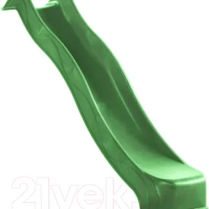 Скат для горки KBT Tsuri HDPE / 402.015.009.001 (с подключением к воде, зеленое яблоко)