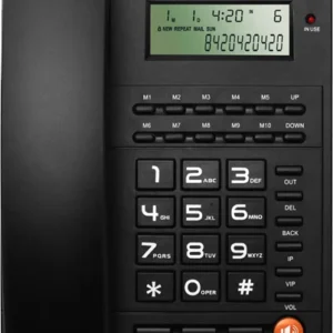 Проводной телефон Ritmix RT-420 (черный)