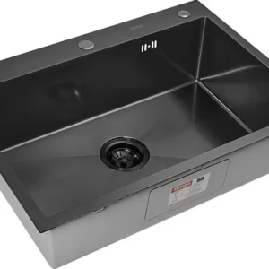 Мойка ARFEKA ECO AR 700*500 BLACK PVD NANO DECOR