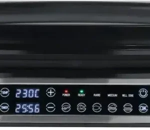 Электрогриль RAGEX R782, 2000Вт (серебристый)